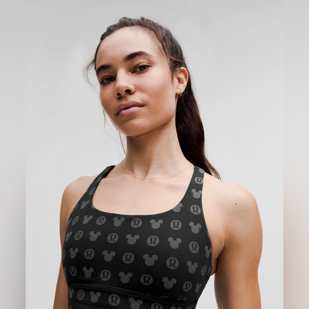 NWT Disney x lululemon Energy Longline Bra, Sz 6